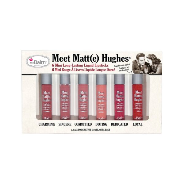 theBalm Cosmetics Meet Matte Hughes Liquid Lipsticks Mini Kit - #1 (6Pcs) - theBalm Cosmetics