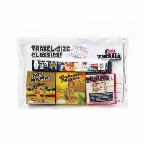 theBalm Cosmetics Travel Set With Cosmetics Bag - (4Pcs) - theBalm Cosmetics