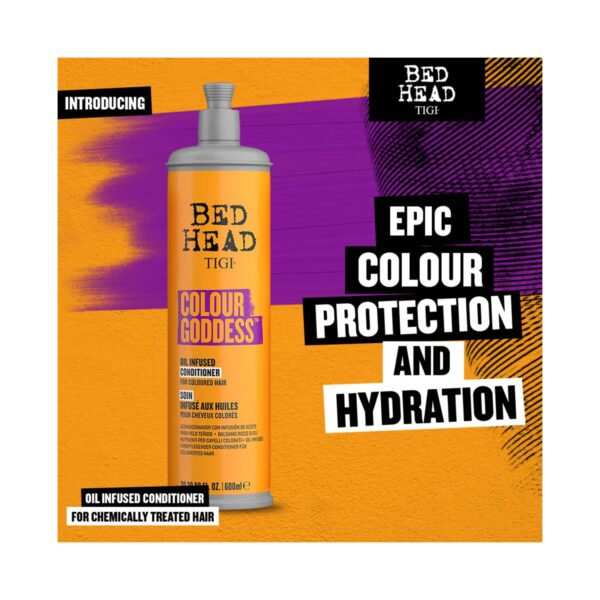 TIGI Bed Head Color Goddess Oil Infused Hair Conditioner For Colored Hair (600ml) - TIGI