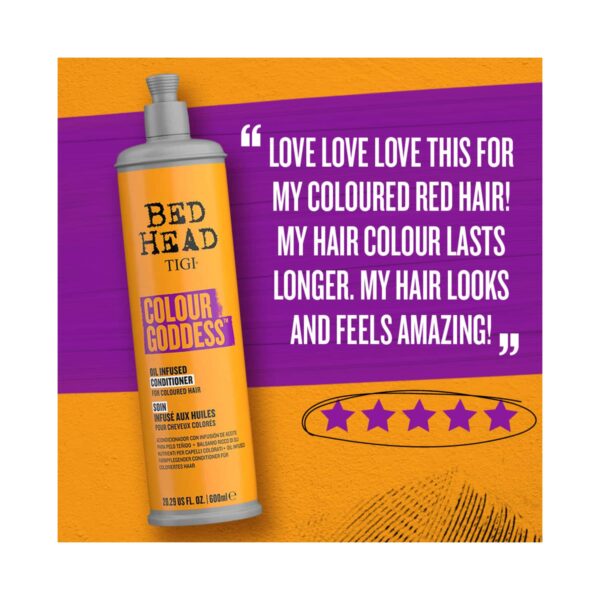 TIGI Bed Head Color Goddess Oil Infused Hair Conditioner For Colored Hair (600ml) - TIGI