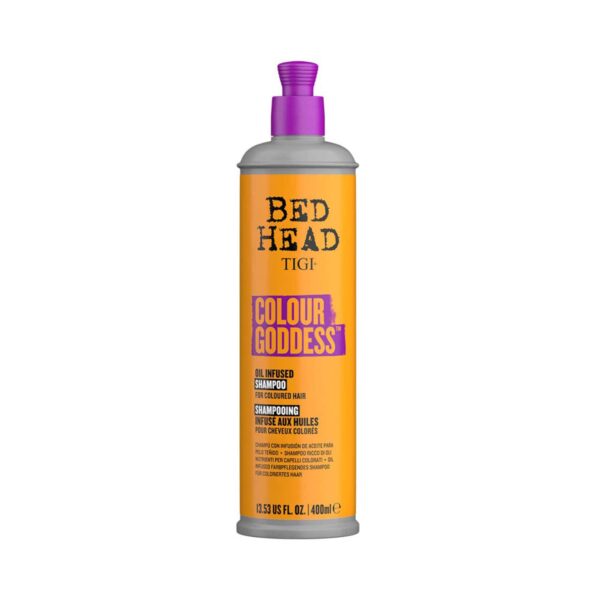 TIGI Bed Head Color Goddess Oil Infused Shampoo For Colored Hair (400ml) - TIGI