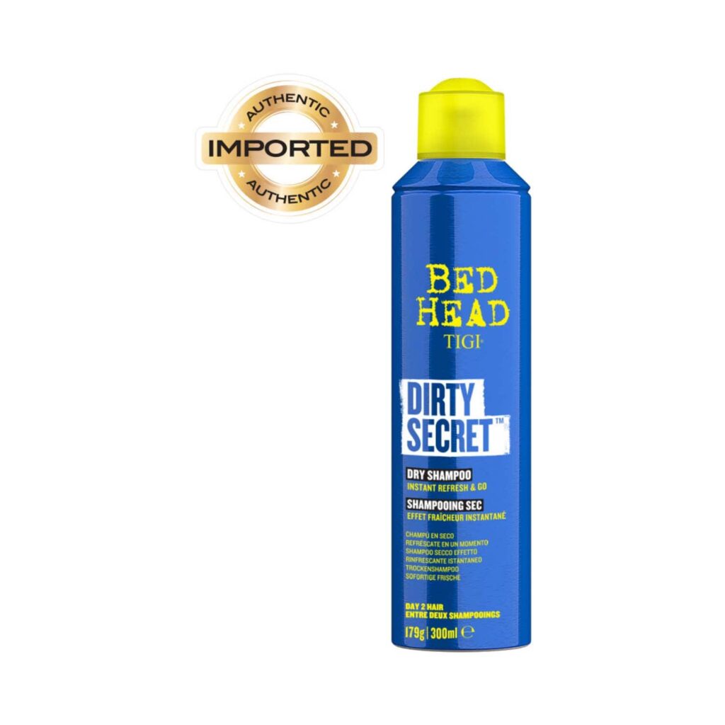 TIGI Bed Head Dirty Secret Instant Refresh & Go For Day 2 Hair Dry Shampoo Spray (300ml) - TIGI