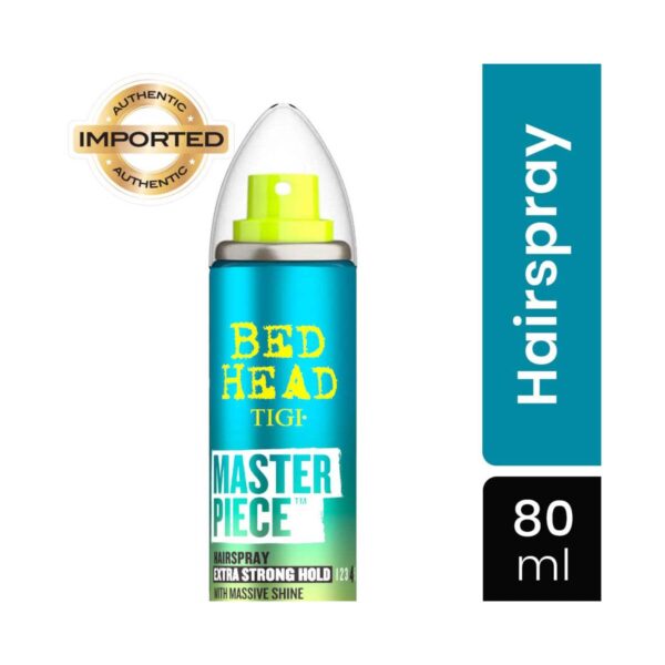 TIGI Bed Head Masterpiece With Extra Strong Hold & Glossy Finish Hair Spray (80ml) - TIGI