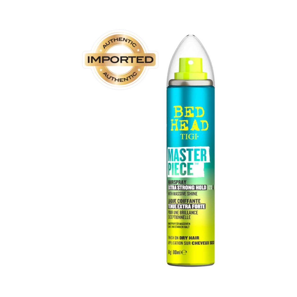 TIGI Bed Head Masterpiece With Extra Strong Hold & Glossy Finish Hair Spray (80ml) - TIGI