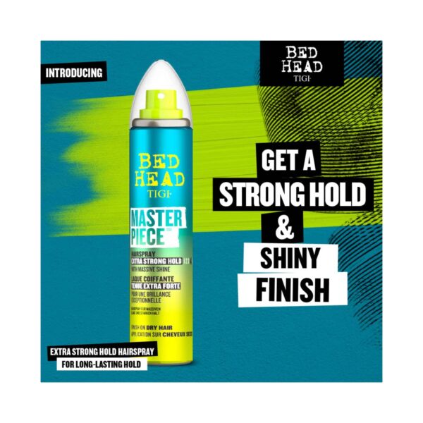 TIGI Bed Head Masterpiece With Extra Strong Hold & Glossy Finish Hair Spray (80ml) - TIGI