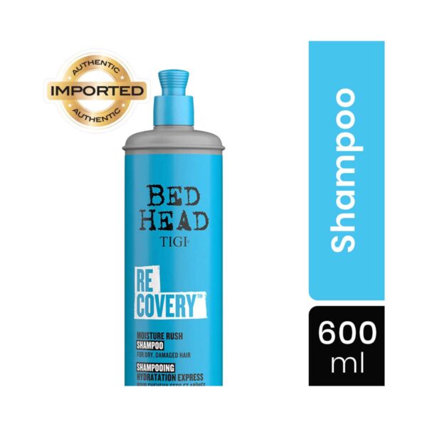 TIGI Bed Head Recovery Moisture Rush Shampoo For Dry & Damaged Hair (600ml) - TIGI