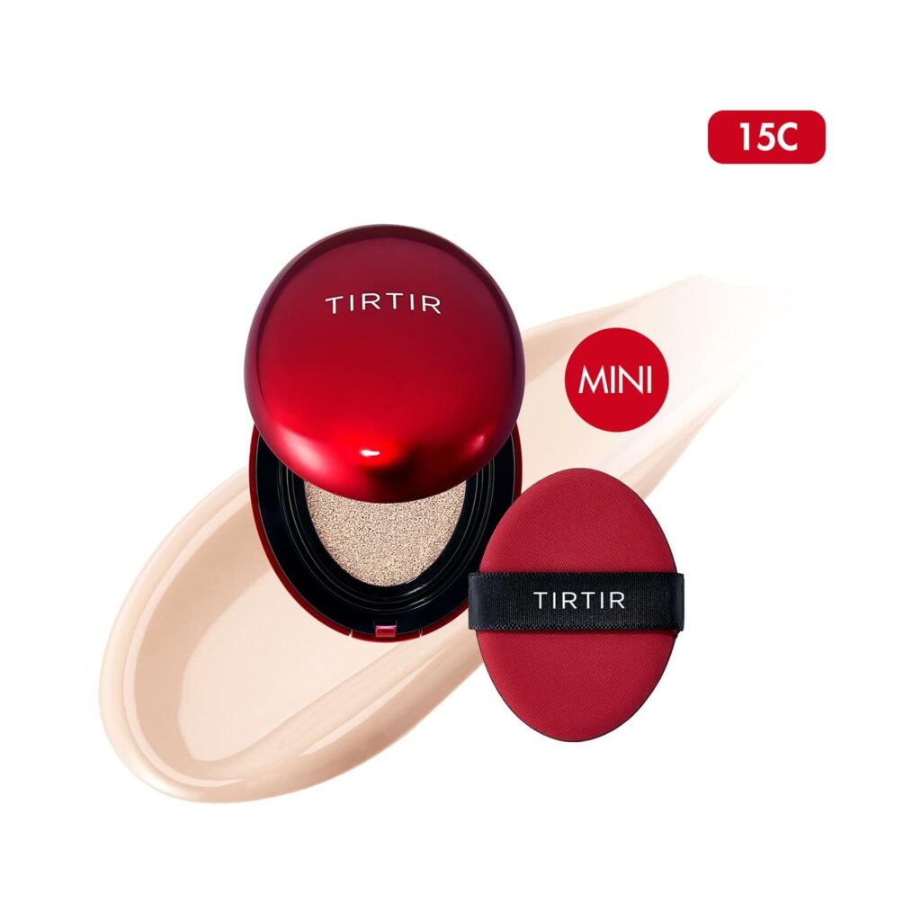 TIRTIR Mask Fit Red Mini Cushion - 15C Fair Porcelain (4.5 g) - TIRTIR