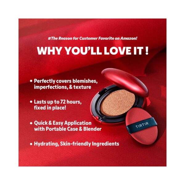 TIRTIR Mask Fit Red Mini Cushion - 24W Soft Beige (4.5 g) - TIRTIR