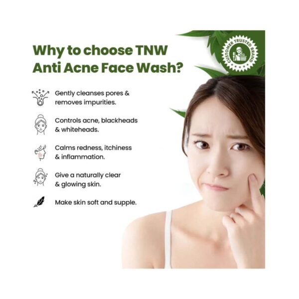 TNW - The Natural Wash Anti Acne Face Wash Pack of 2 Combo - TNW The Natural Wash