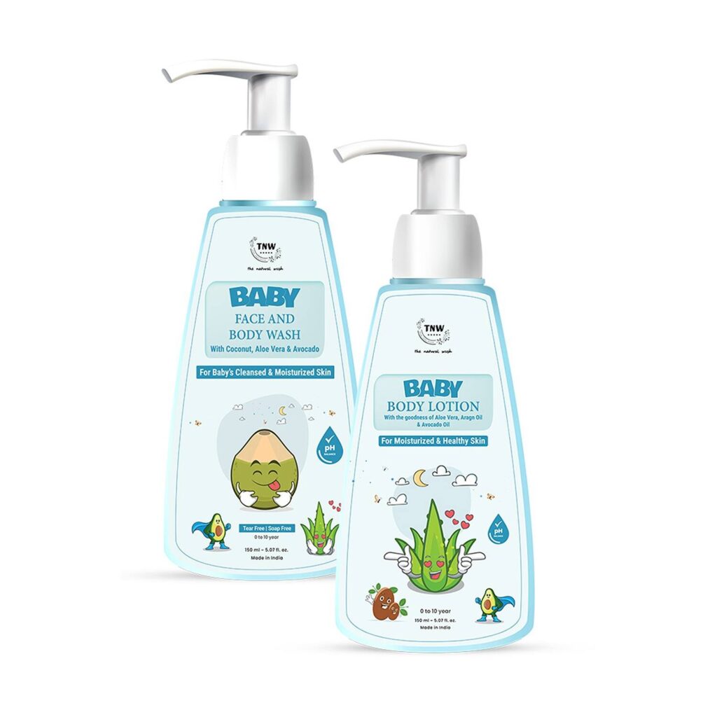 TNW The Natural Wash Baby Body Wash and Baby Body Lotion Combo - TNW The Natural Wash