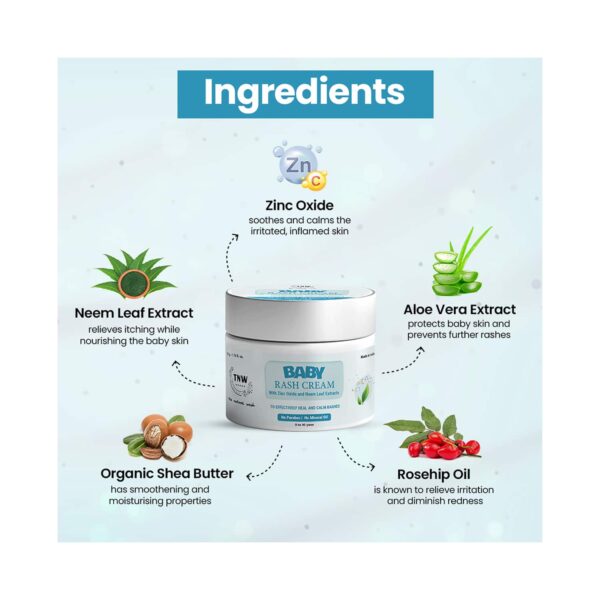 TNW The Natural Wash Baby Rash Cream (50g) - TNW The Natural Wash