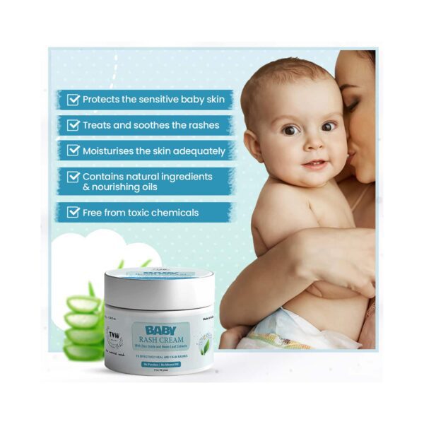 TNW The Natural Wash Baby Rash Cream (50g) - TNW The Natural Wash