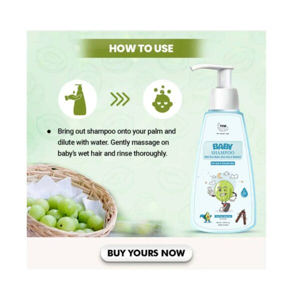 TNW The Natural Wash Baby Shampoo (150ml) - TNW The Natural Wash