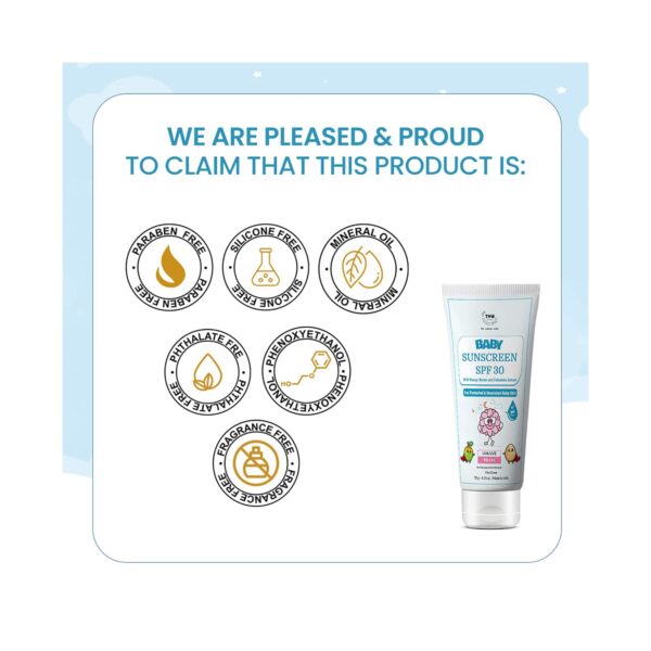 TNW The Natural Wash Baby Sunscreen SPF 30 (50g) - TNW The Natural Wash
