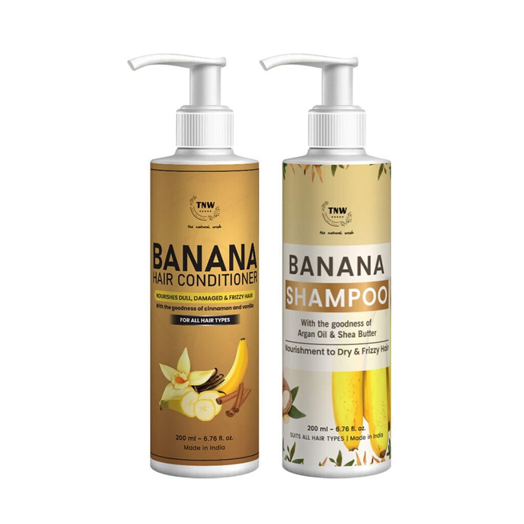 TNW - The Natural Wash Banana Conditioner and Banana Shampoo Combo - TNW The Natural Wash