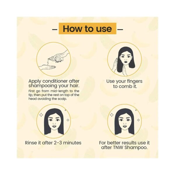 TNW The Natural Wash Banana Hair Conditioner (200ml) - TNW The Natural Wash