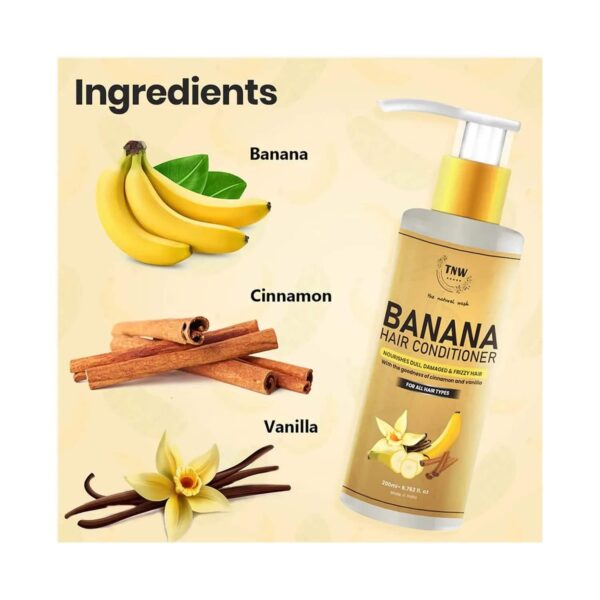 TNW The Natural Wash Banana Hair Conditioner (200ml) - TNW The Natural Wash