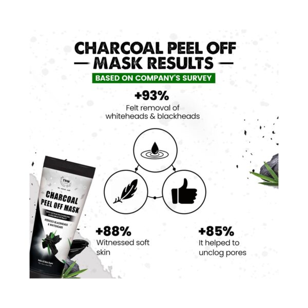 TNW The Natural Wash Charcoal Peel Off Mask (100g) - TNW The Natural Wash