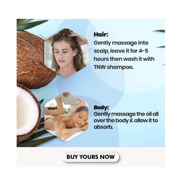 TNW The Natural Wash Coconut Oil (100ml) - TNW The Natural Wash