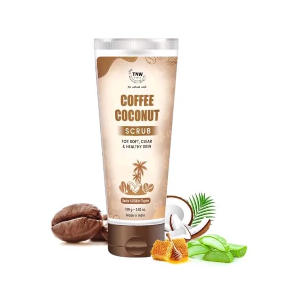 TNW The Natural Wash Coffee Coconut Scrub and De Tan Face Pack Combo - TNW The Natural Wash
