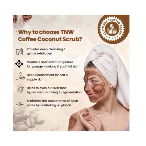 TNW The Natural Wash Coffee Coconut Scrub and De Tan Face Pack Combo - TNW The Natural Wash