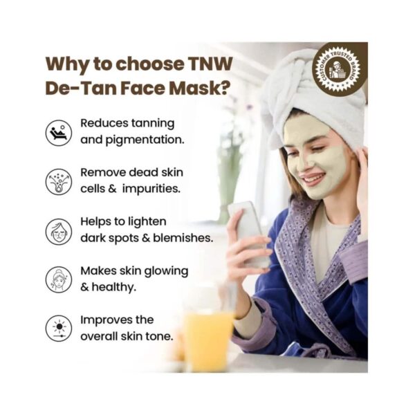 TNW The Natural Wash De Tan Face Pack and Rose Water Combo - TNW The Natural Wash
