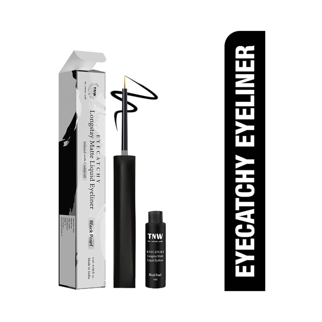 TNW The Natural Wash Eye Catchy Longstay Matte Liquid Eyeliner - Black Pearl (4ml) - TNW The Natural Wash