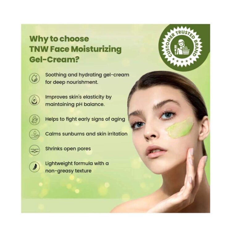 TNW The Natural Wash Face Moisturising Gel Cream (50g) - TNW The Natural Wash