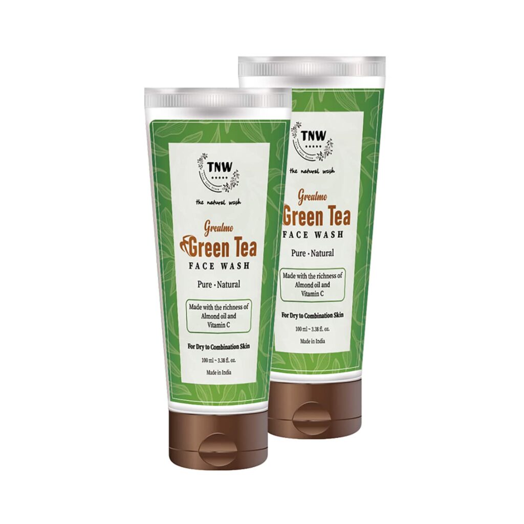 TNW - The Natural Wash Green Tea Face Wash Pack of 2 Combo - TNW The Natural Wash