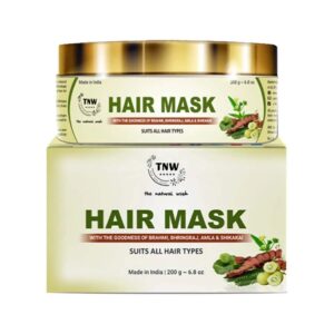 TNW The Natural Wash Hair Mask with Amla Bhringraj & Shikakai (200g) - TNW The Natural Wash