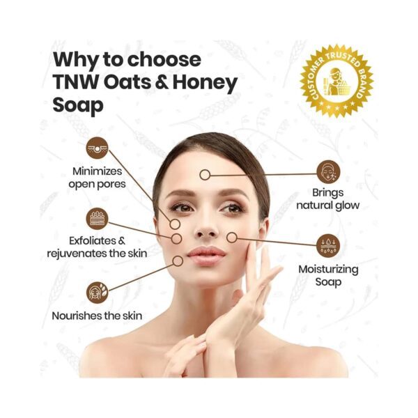 TNW The Natural Wash Handmade Oats and Honey Moisturizing Soap (100g) - TNW The Natural Wash