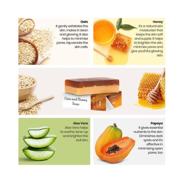 TNW The Natural Wash Handmade Oats and Honey Moisturizing Soap (100g) - TNW The Natural Wash