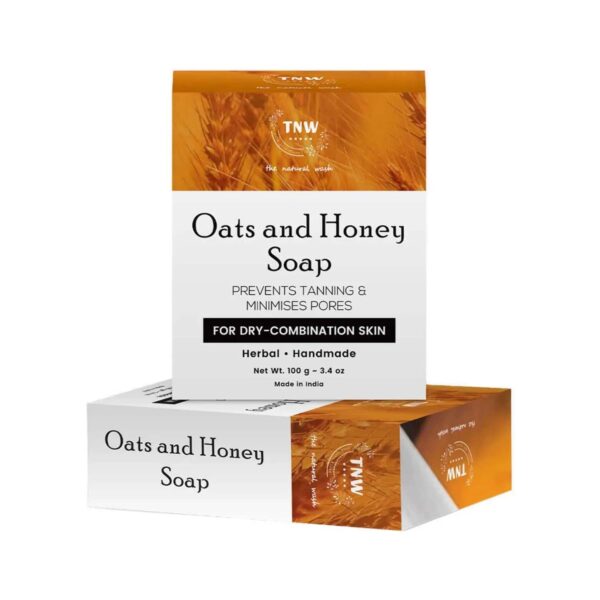 TNW The Natural Wash Handmade Oats and Honey Moisturizing Soap (100g) - TNW The Natural Wash