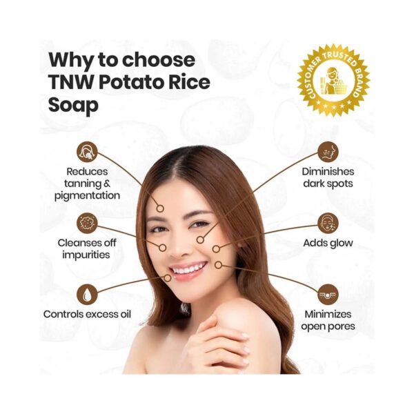TNW The Natural Wash Handmade Potato Rice Soap (100g) - TNW The Natural Wash