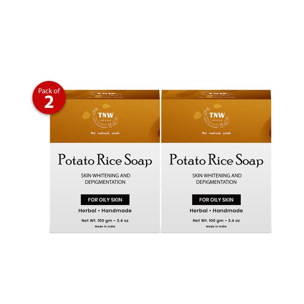 TNW - The Natural Wash Handmade Potato Rice Soap Pack of 2 Combo - TNW The Natural Wash