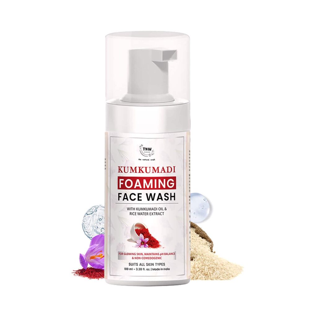 TNW The Natural Wash Kumkumadi Foaming Face Wash (100ml) - TNW The Natural Wash