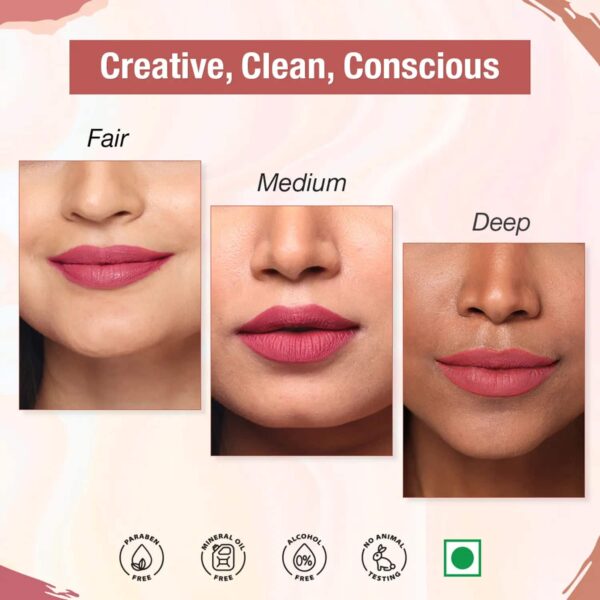 TNW The Natural Wash Matte Velvet Longstay Liquid Lipstick - Berry Much (5ml) - TNW The Natural Wash
