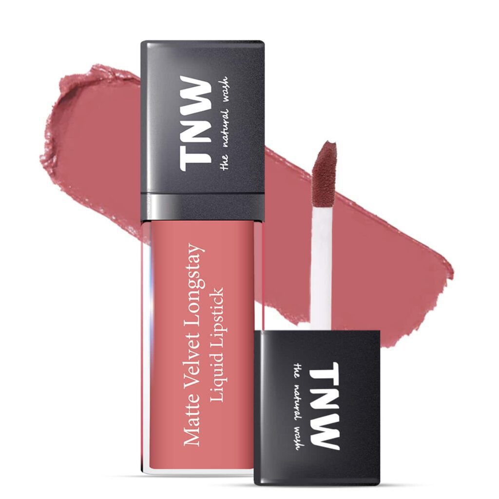 TNW The Natural Wash Matte Velvet Longstay Liquid Lipstick - Blush Nude (5ml) - TNW The Natural Wash
