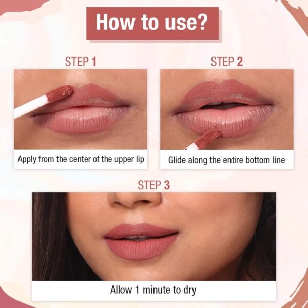 TNW The Natural Wash Matte Velvet Longstay Liquid Lipstick - Pretty Peach (5ml) - TNW The Natural Wash