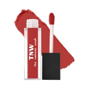 TNW The Natural Wash Matte Velvet Longstay Mini Liquid Lipstick - 02 Spicy Coral (1.2ml) - TNW The Natural Wash