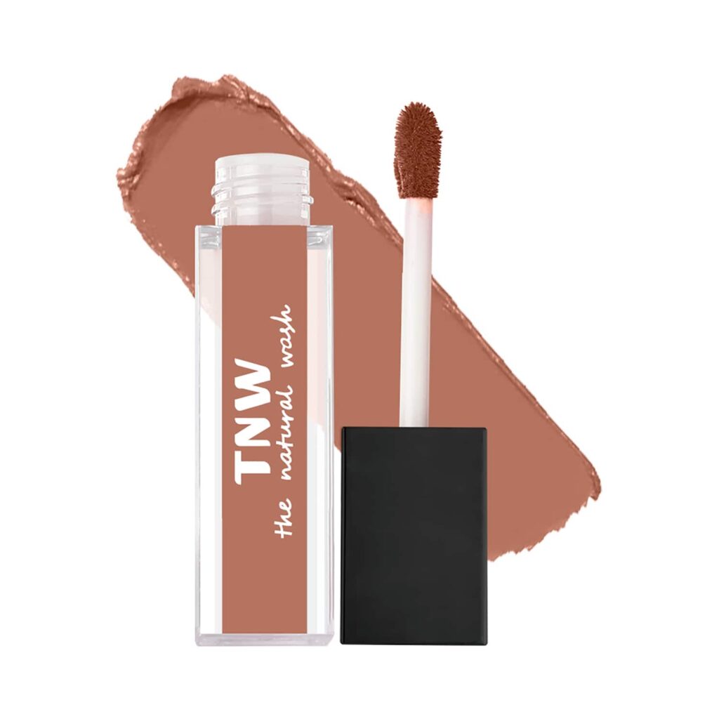 TNW The Natural Wash Matte Velvet Longstay Mini Liquid Lipstick - 06 Nutty Nude (1.2ml) - TNW The Natural Wash