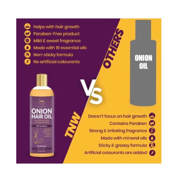 TNW The Natural Wash Onion Hair Oil (100ml) - TNW The Natural Wash