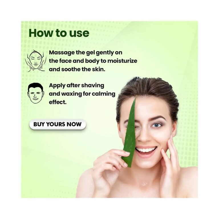 TNW The Natural Wash Pure Aloe Vera Gold Gel Moisturizer (100g) - TNW The Natural Wash
