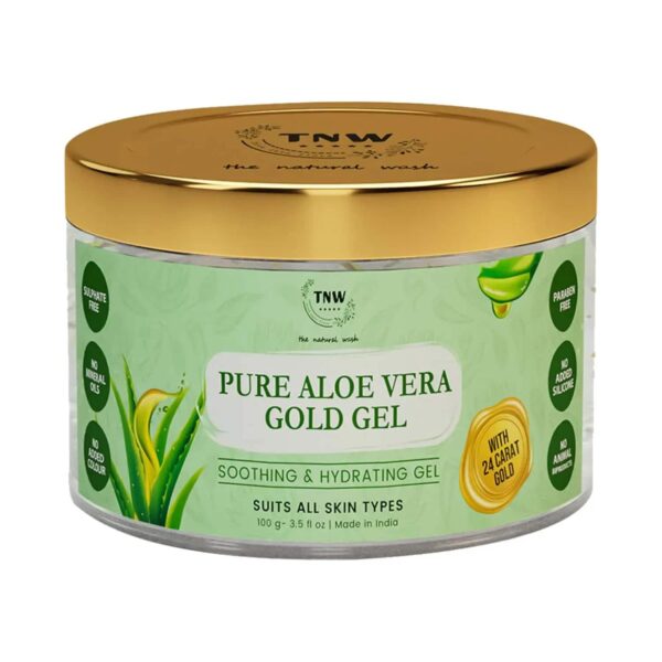 TNW The Natural Wash Rose Water and Pure Aloe Vera Gold Gel Combo - TNW The Natural Wash