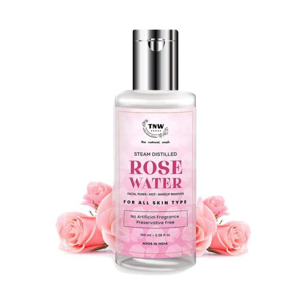 TNW The Natural Wash Steam Distilled Pure Rose Water (100ml) - TNW The Natural Wash