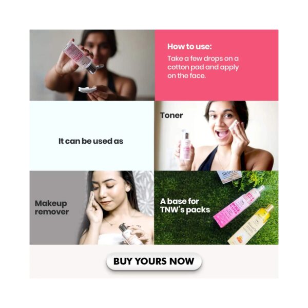 TNW The Natural Wash Steam Distilled Pure Rose Water (100ml) - TNW The Natural Wash