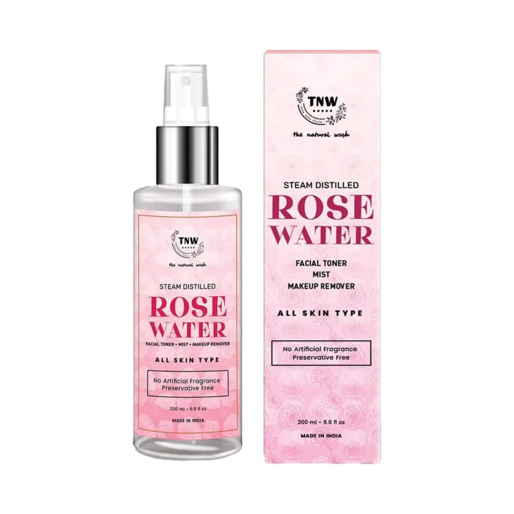 TNW The Natural Wash Steam Distilled Rose Water Facial Toner (200ml) - TNW The Natural Wash