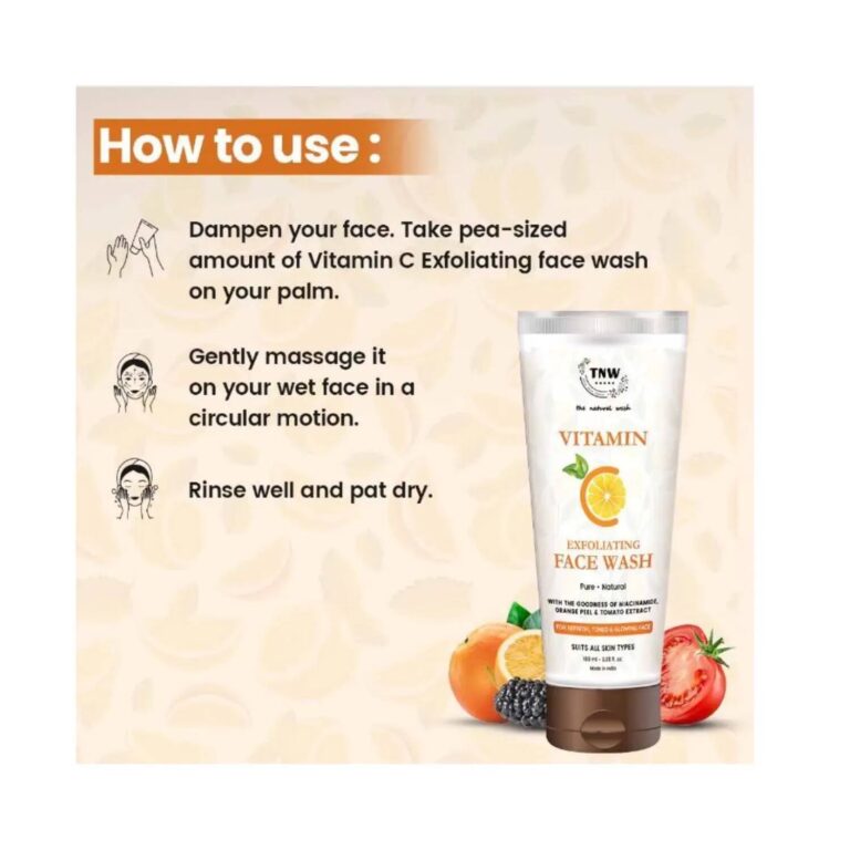 TNW The Natural Wash Vitamin C Exfoliating Face Wash (125g) - TNW The Natural Wash