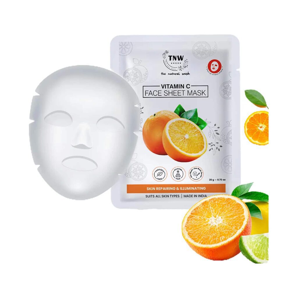 TNW The Natural Wash Vitamin C Face Sheet Mask (20g) - TNW The Natural Wash