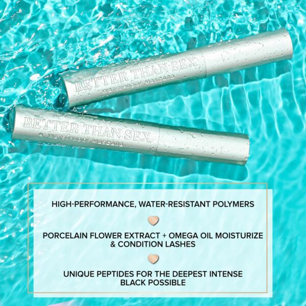 Too Faced Better Than Sex Waterproof Mascara - Black (8ml) - Too Faced